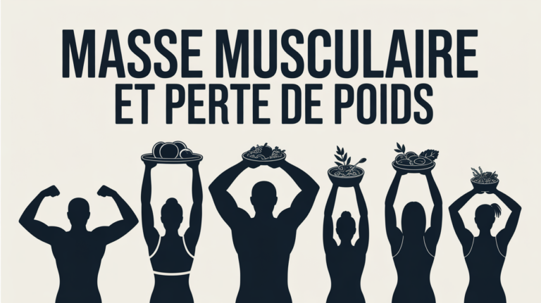 fonte musculaire et perte de poids personnes sportives soulevant haltères