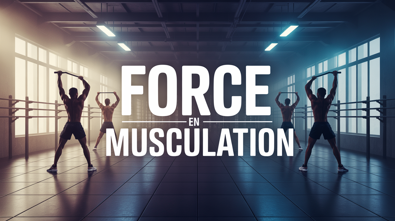 salle force musculation silhouettes barres haltères