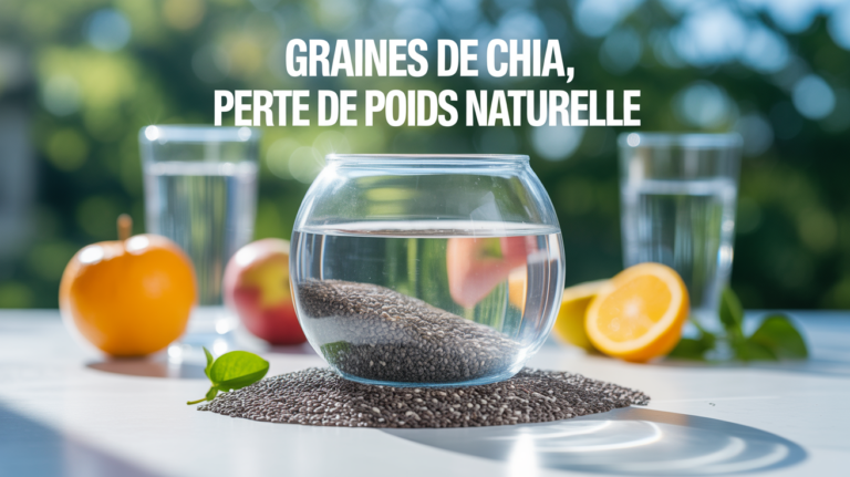bol de graine de chia perte de poids avec fruits