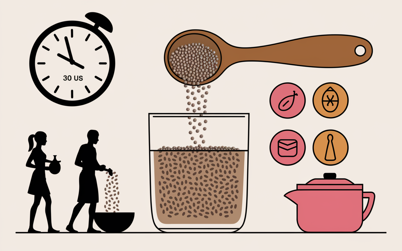 dosage graine de chia perte de poids verre