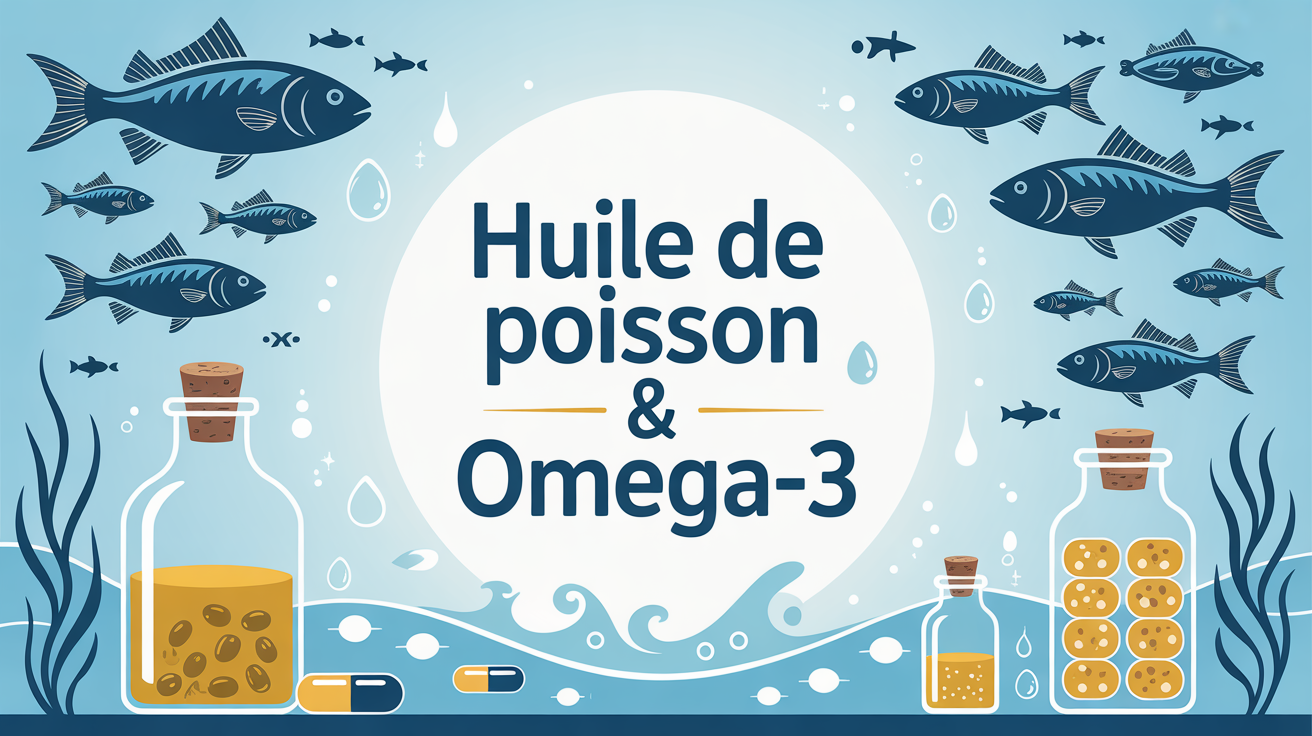 huile de poisson bienfaits capsules poissons omega 3