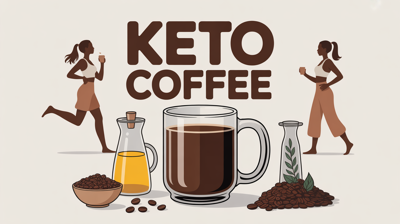 keto coffee mug mousseux ingrédients autour