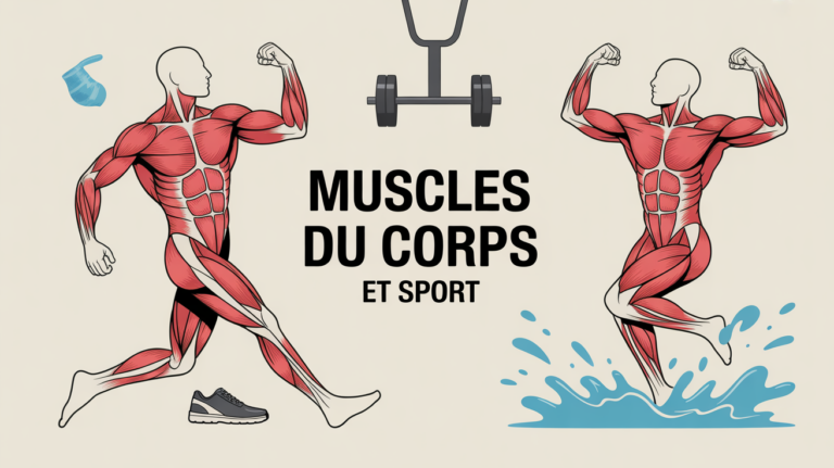muscle du corps sport silhouette stylisée sport