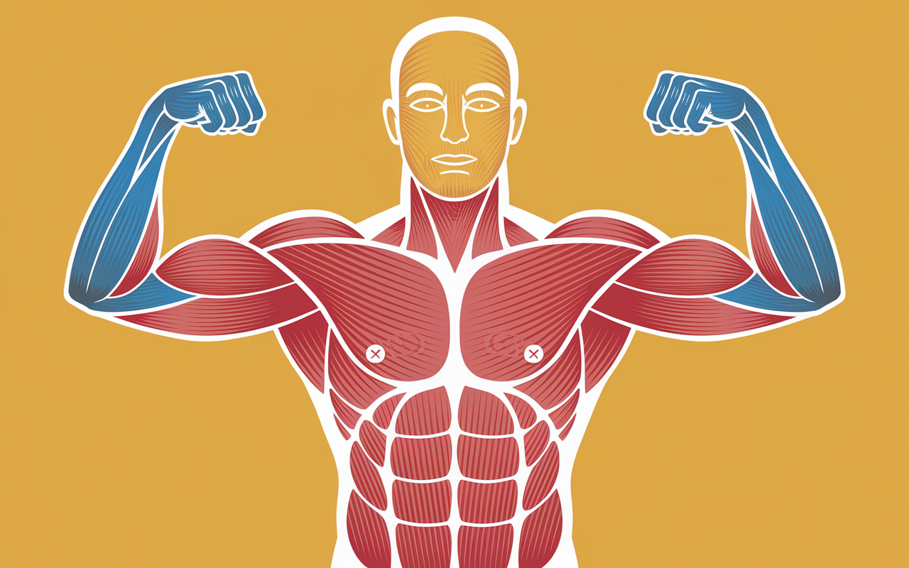 muscle du corps sport illustration muscles profonds visibles