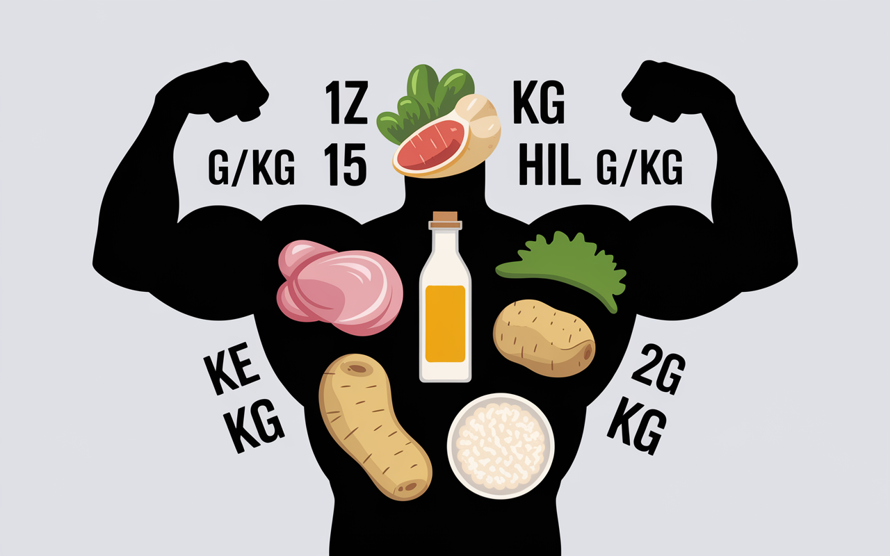 Tableau besoins nutrition pour la musculation