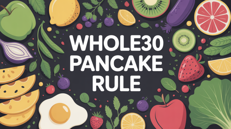 fruits legumes oeufs sur table pancake regime