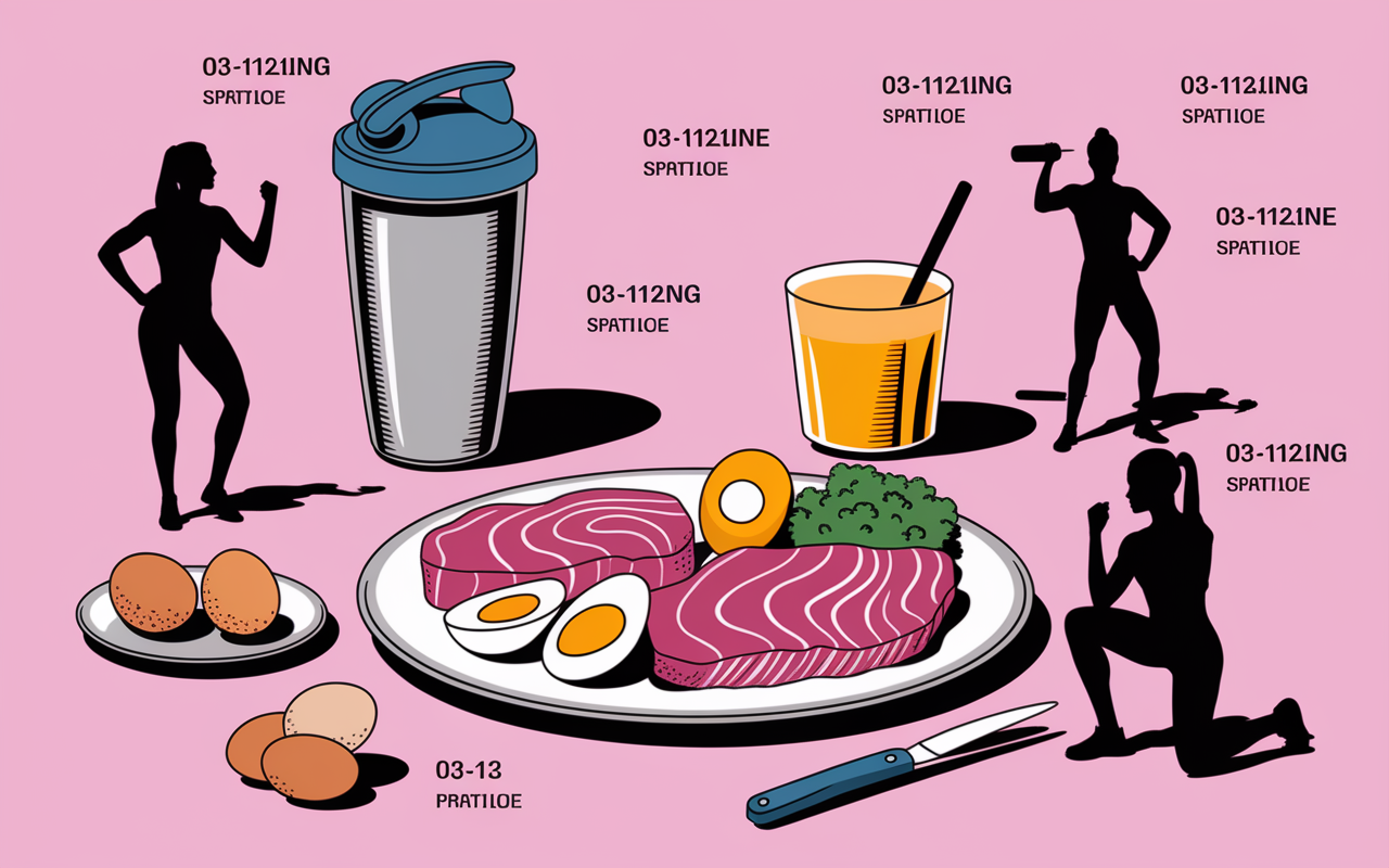 illustration montre proteine moments clés quand prendre la proteine