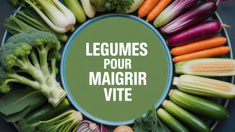 quel légume pour maigrir vite vue de haut assiette de légumes