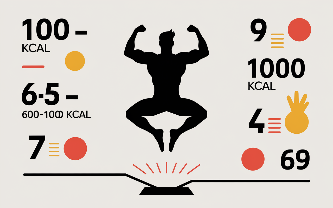 saut a la corde et perte de poids calories infographie