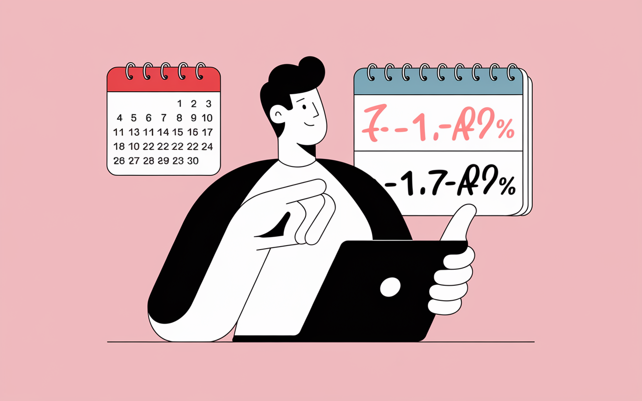 illustration balance se peser tous les jours chiffres fluctuants