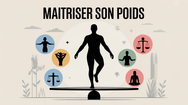 silhouette sur balance se peser tous les jours