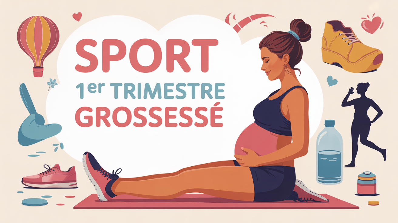 Sport grossesse 1er trimestre femme enceinte en douceur