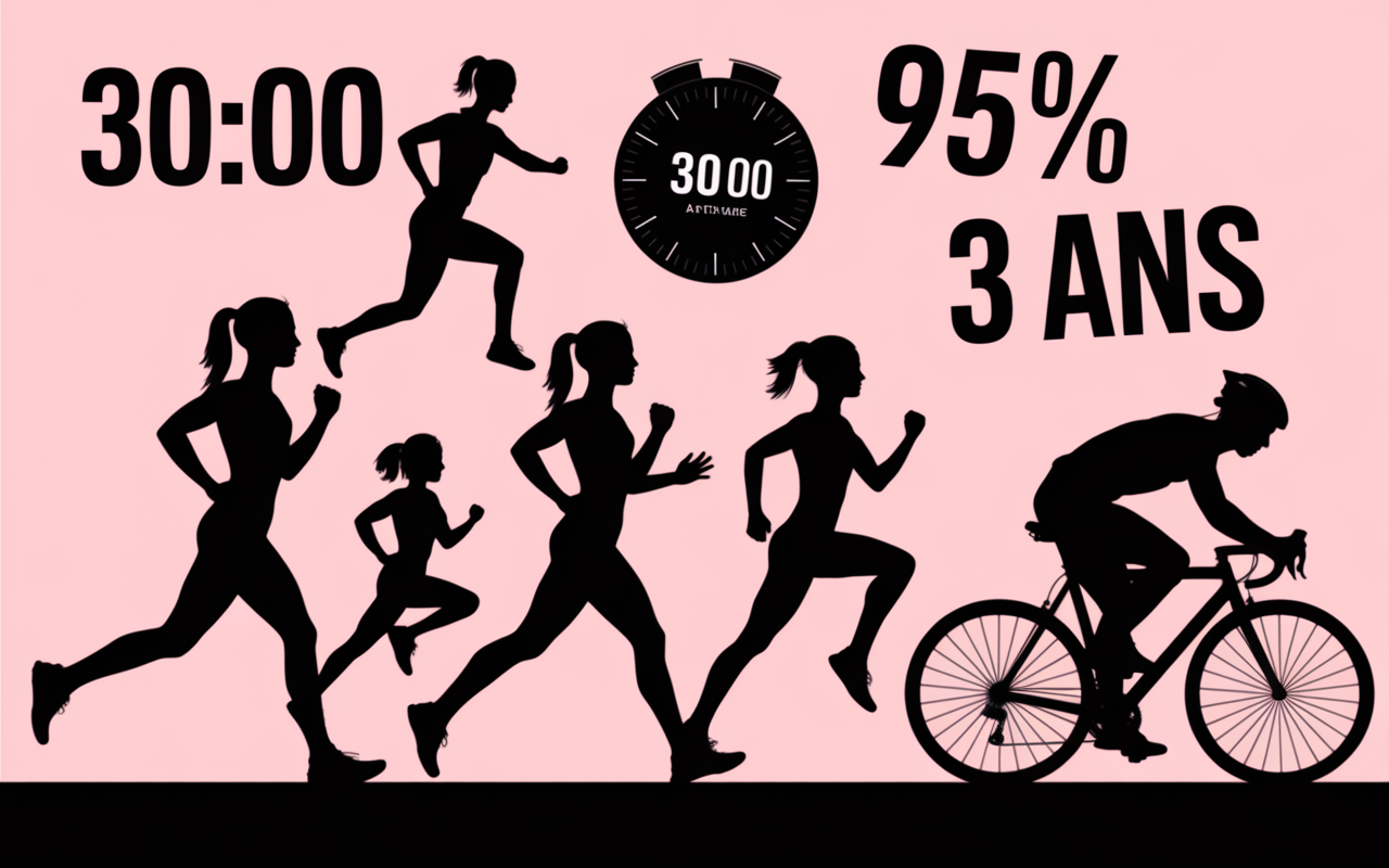 30 min de sport par jour silhouettes activités