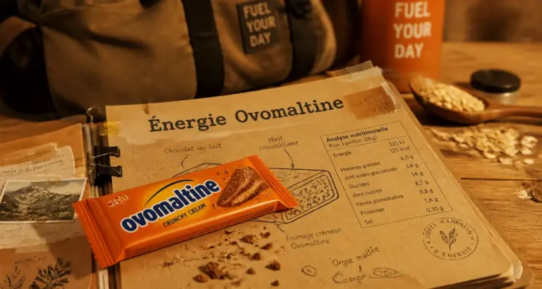 Barre Ovomaltine et barre ovomaltine bienfaits : énergie sportive