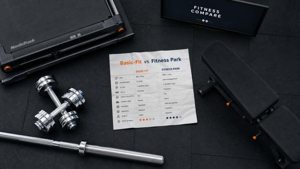 Basic fit ou fitness park : équipements et coin salle de sport