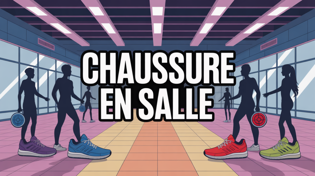 salle lumineuse silhouettes chaussure en salle