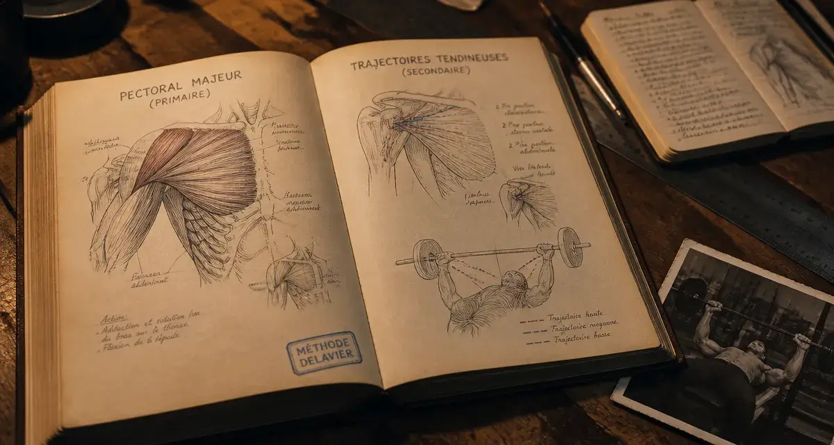 methode de musculation delavier : livre avec exercices et anatomie