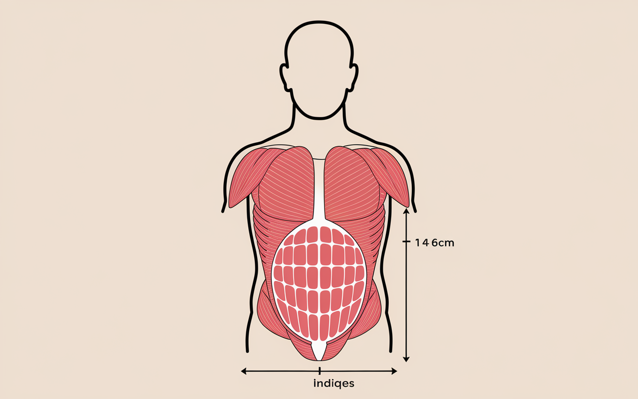 Anatomie muscle pyramidal de l abdomen couleur et dimensions