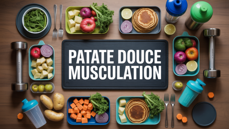assiettes meal prep patate douce musculation