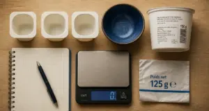 Poid d un yaourt : pots 125 g et 150 g, poids net