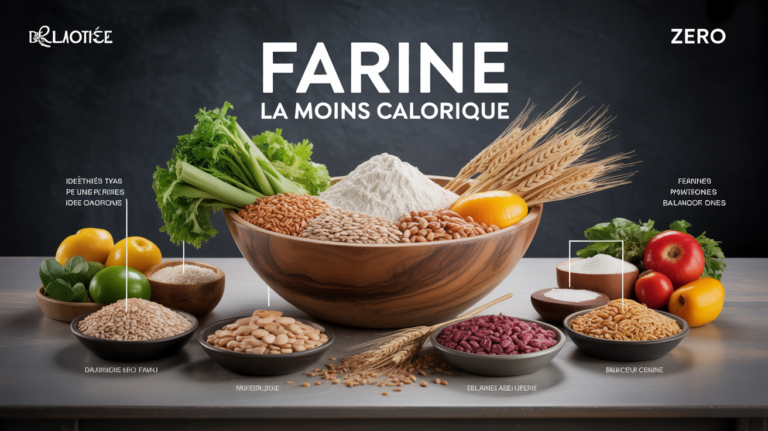 quelle est la farine la moins calorique variétés balances cuisine