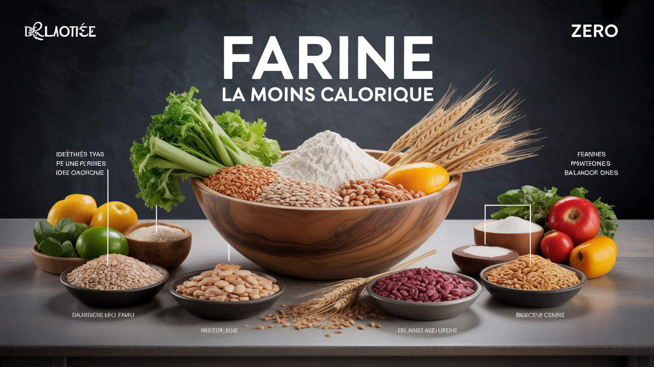 quelle est la farine la moins calorique variétés balances cuisine