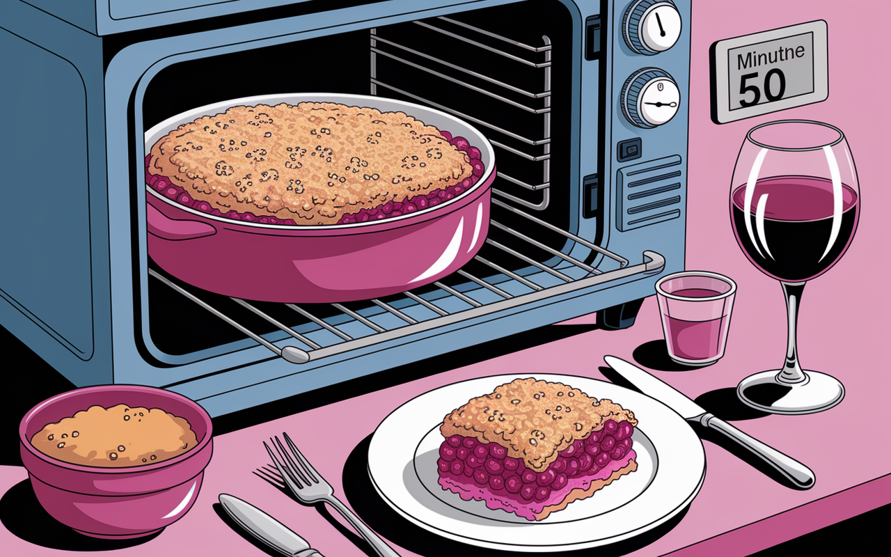 recette crumble framboise poudre amande portion minuteur