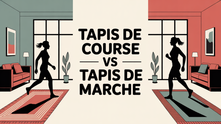 tapis de course ou marche illustration stylisee