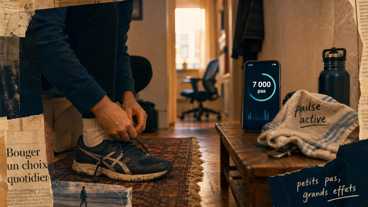 Bouger plus au quotidien : 7 000 pas, pause active