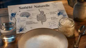 Coupe-faim efficace : satiété naturelle (fibres végétales et eau)