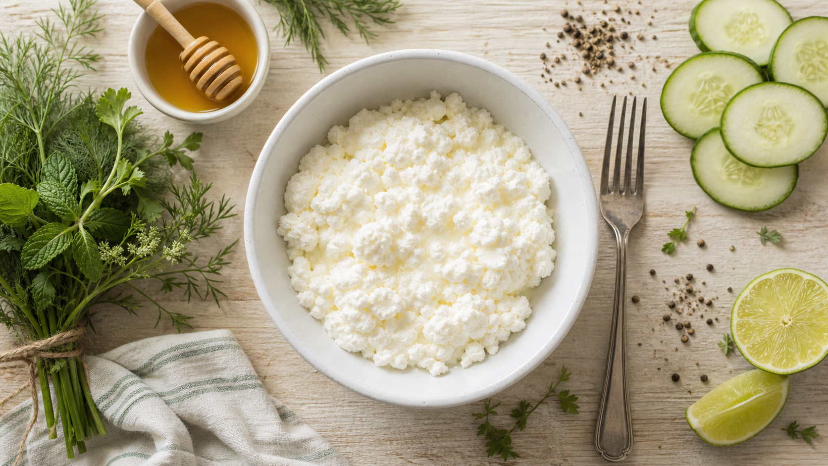 Manger de la faisselle le soir : bol de faisselle nature