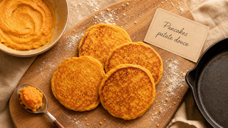 Pancakes patates douces moelleux à la poêle