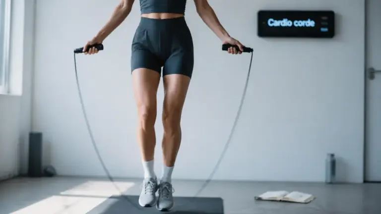 Corde a sauter : bienfait cardio et calories, technique pour éviter les blessures