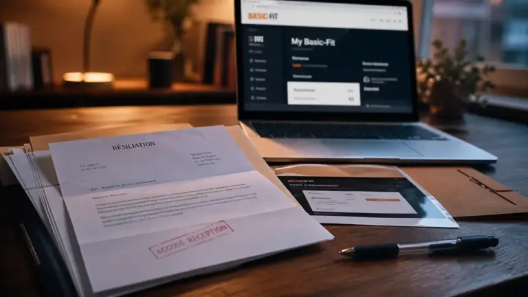 Désabonner basic fit : lettre de résiliation et preuve d’envoi