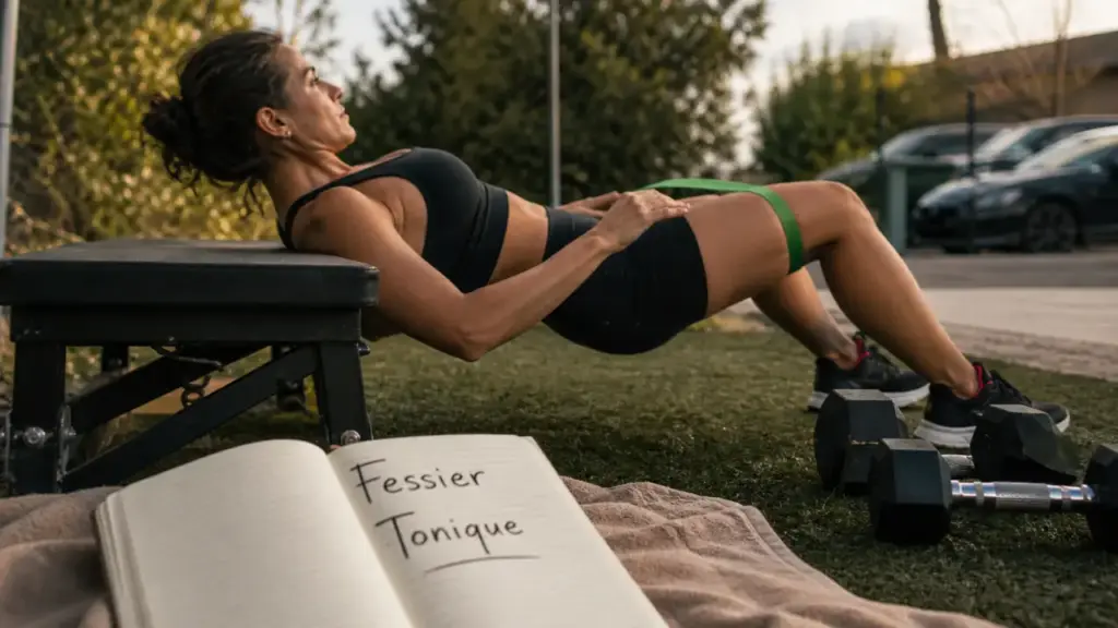 Exercice perdre des fesses : hip thrust pour affiner le fessier