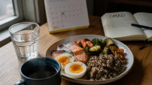 Jeun omad : un repas unique par jour, assiette copieuse
