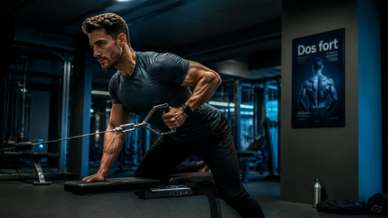 Muscler le dos : rowing à genoux, dos gainé