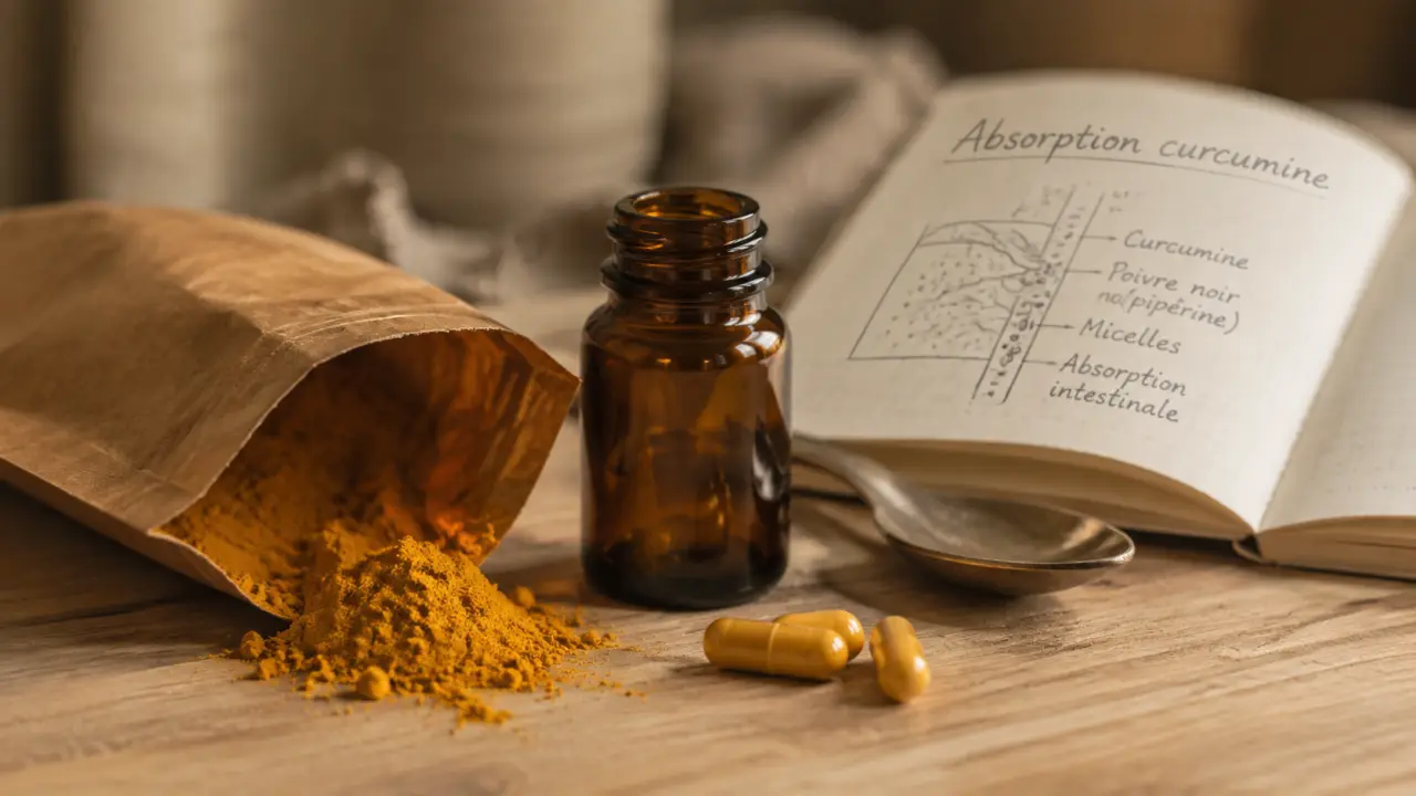 Curcuma en complément alimentaire : poudre, gélules et biodisponibilité