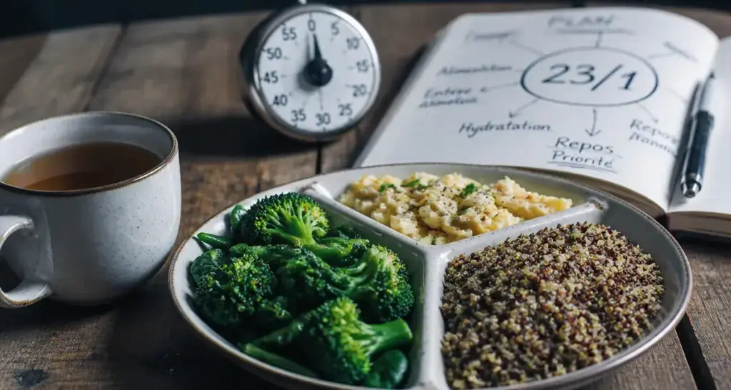Jeune omad : repas unique par jour