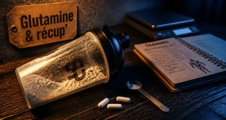 Musculation glutamine : shaker et gélules pour la récupération
