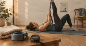 Étirements jambes au sol : ischio-jambiers, hanches, mollets
