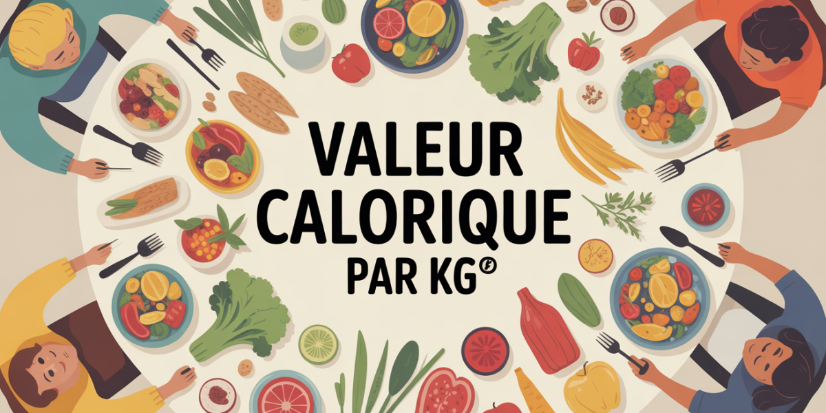 1 kilo combien de calories table familiale plats variés