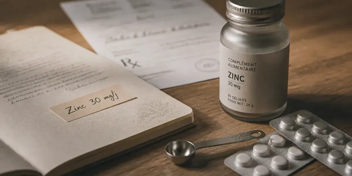 30 mg de zinc par jour : flacon et comprimés, risques et bénéfices