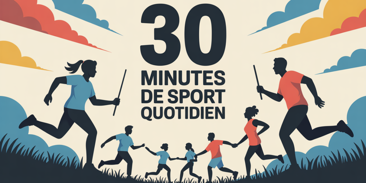 30 minutes de sport par jour avant apres famille energie