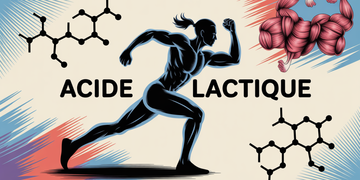 Illustration acide lactique et sport
