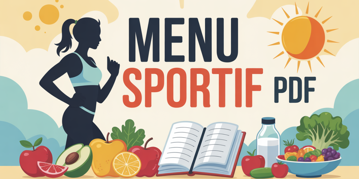 alimentation sportif menu pdf carnet alimentaire fruits légumes