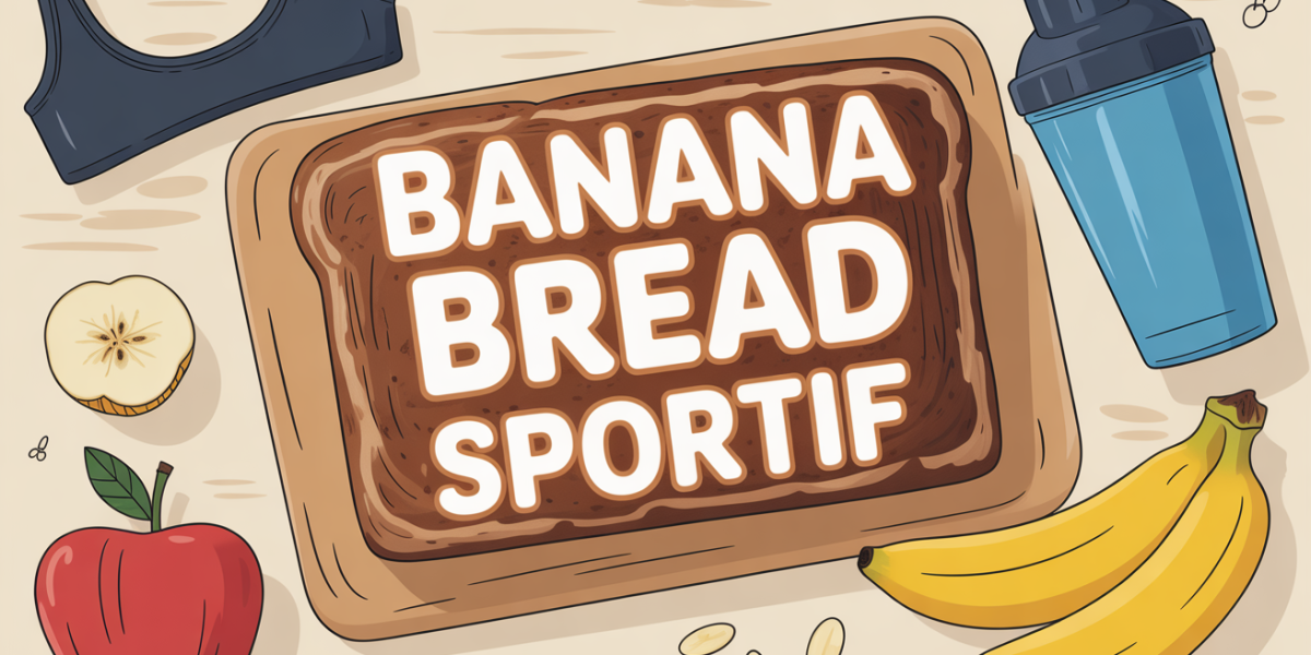 banana bread sportif entier et decoupe healthy
