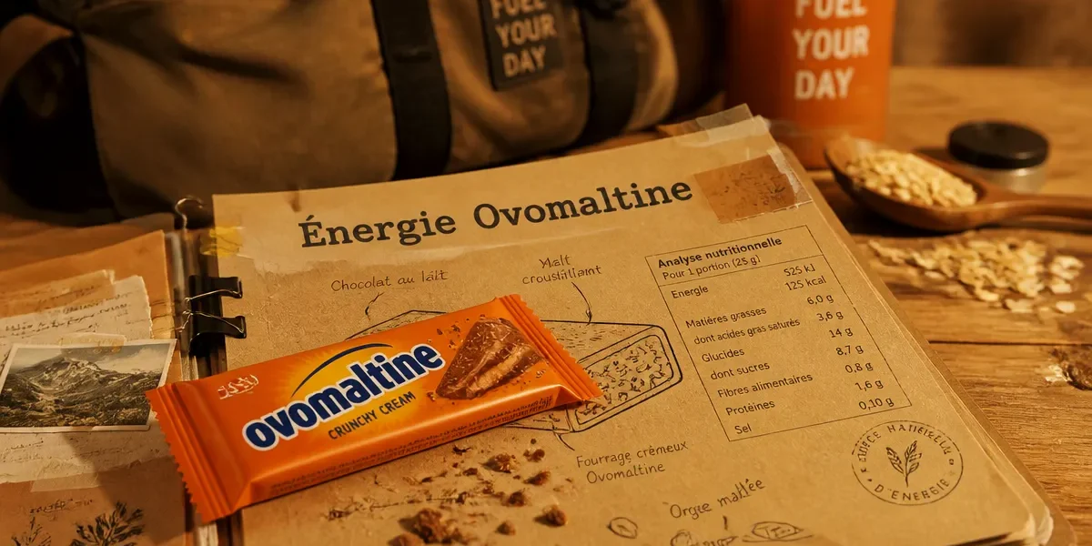 Barre Ovomaltine et barre ovomaltine bienfaits : énergie sportive