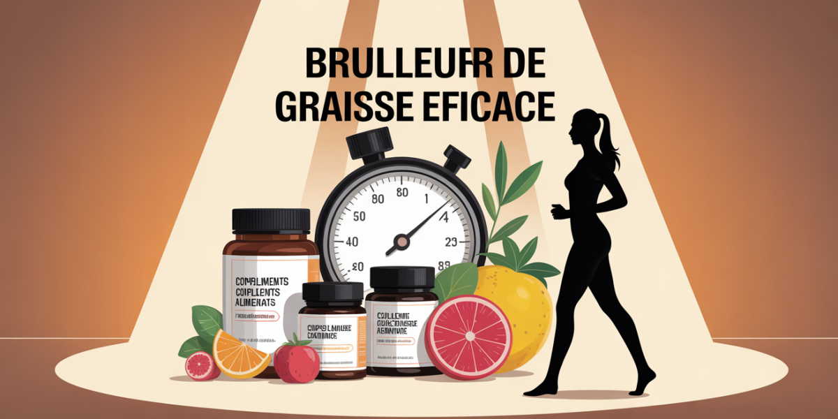 bruleur de graisse efficace flacons chronometre silhouette feminine