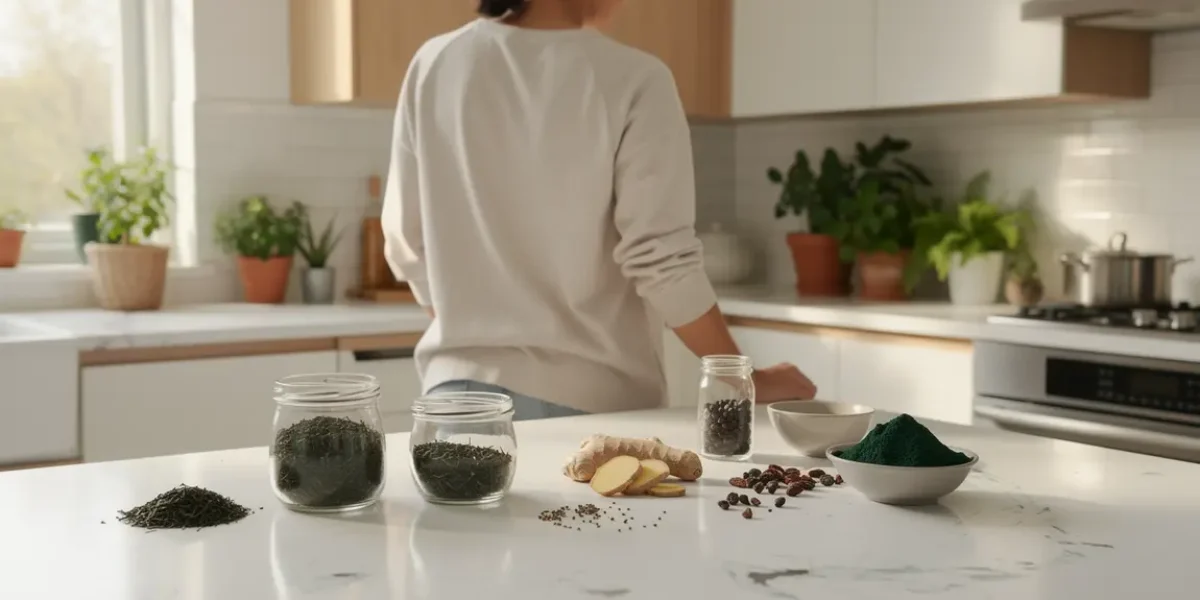 femme choisit aliments bruleurs de graisse naturels cuisine